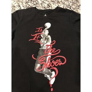 Nike Michael Jordan Is It The Shoes? T-Shirt Jumpman‎ Nike Air Mens Small